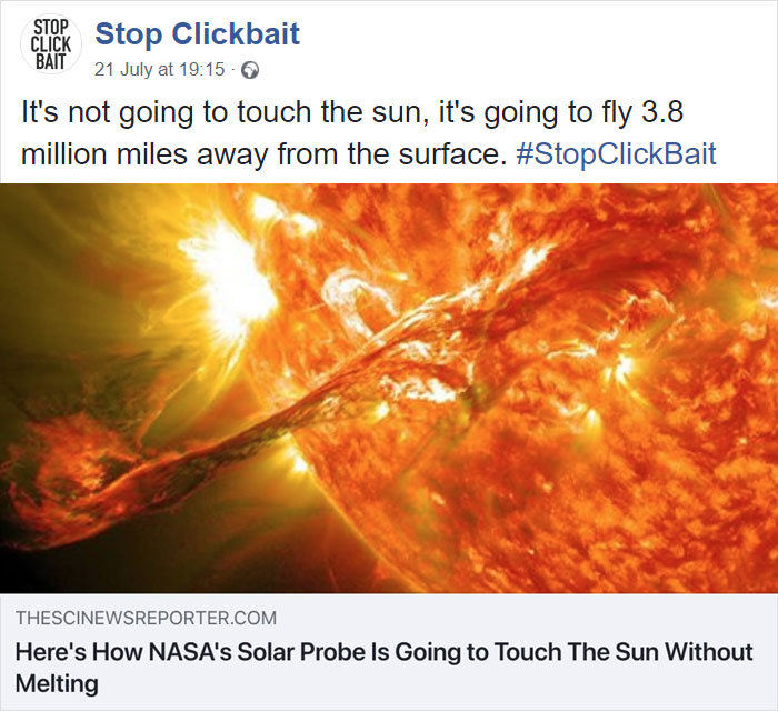 Stop Clickbait