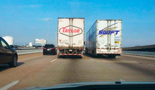 Taylor Swift Fan Trucks