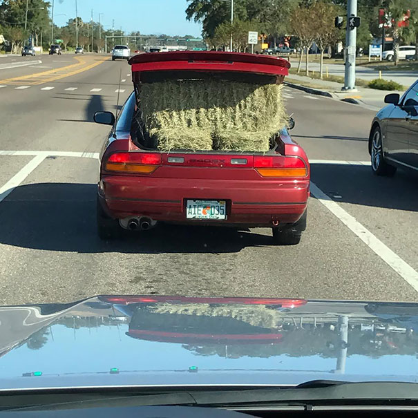 Hay! No Need For A Truck When It's Time To Bale