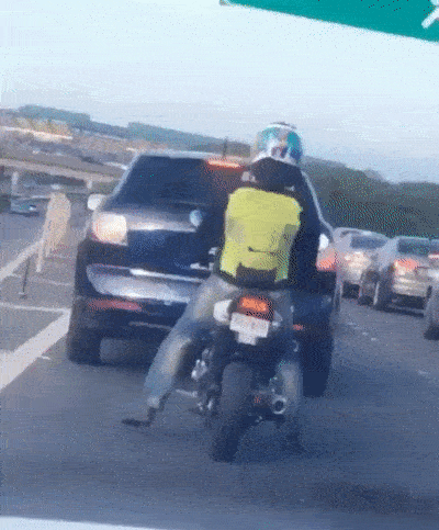 I Wish I Was As Happy As This Guy In Traffic