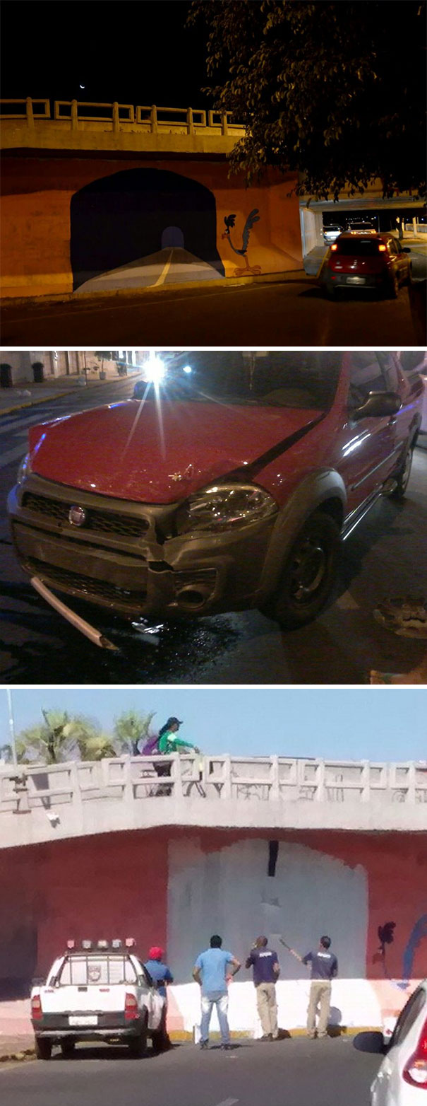 Let's Paint A Realistic Looking Tunnel On This Wall