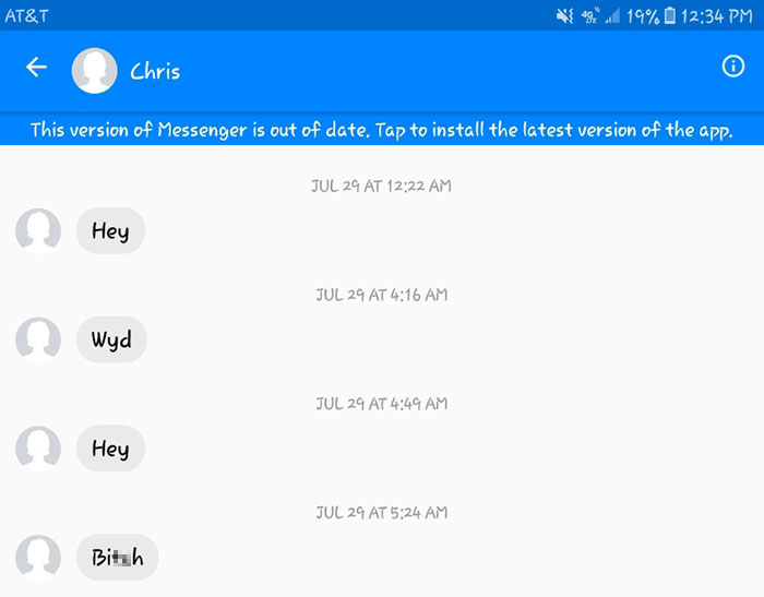 Unsolicited Douche Sends Dick Pic To Woman At 3 AM, So She Tracks Down His Mom Unsolicited Douche Sends Dick Pic To Woman At 3 AM, So She Tracks Down His Mom