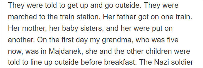 This Grandmother's Terrifying Experience During The Holocaust Reminds People Of How Cruel Nazis Were