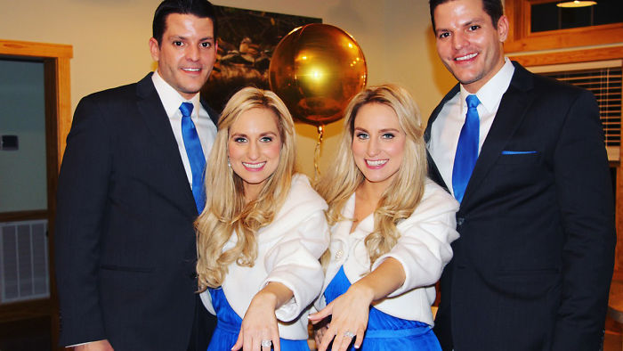 Identical Twin Sisters Marry Identical Twin Brothers, And Everyone Is Thinking The Same Thing Right Now Identical Twin Sisters Marry Identical Twin Brothers, And Everyone Is Thinking The Same Thing Right Now