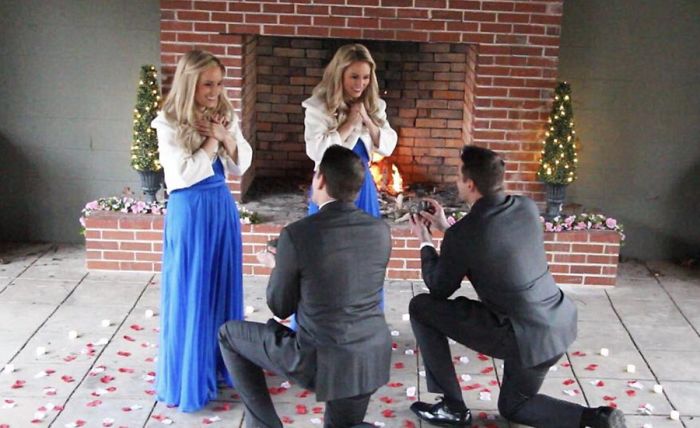 Identical Twin Sisters Marry Identical Twin Brothers, And Everyone Is Thinking The Same Thing Right Now Identical Twin Sisters Marry Identical Twin Brothers, And Everyone Is Thinking The Same Thing Right Now