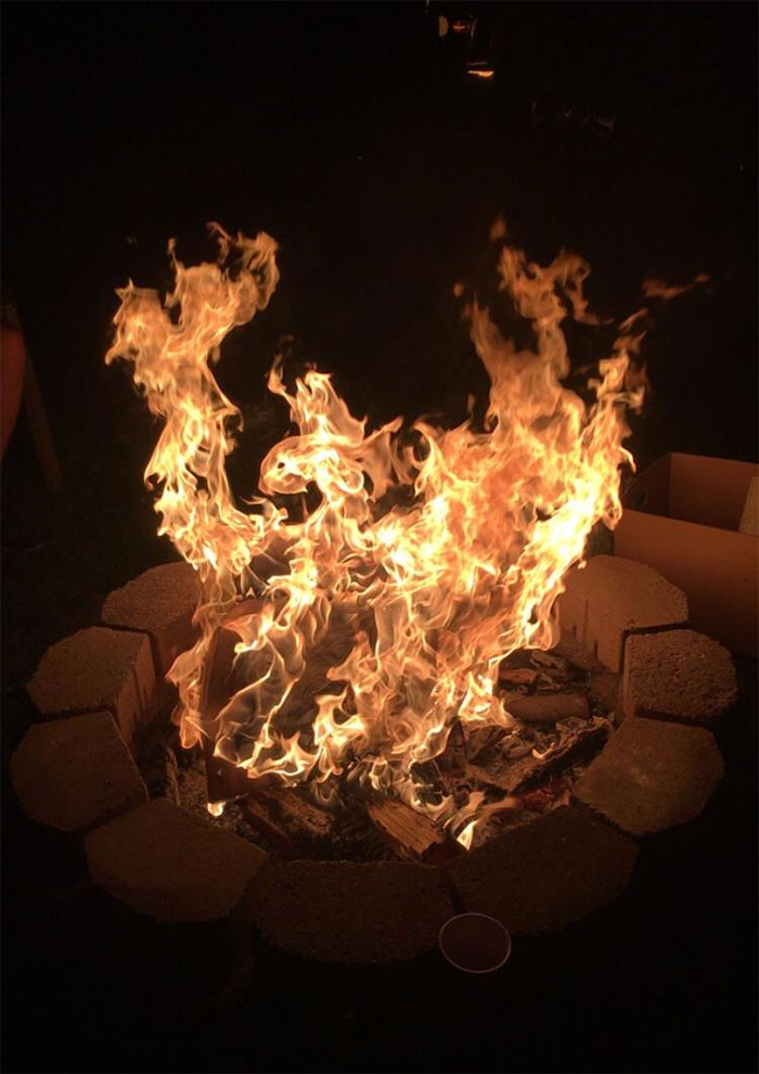 This Fire Looks Like A Pheonix