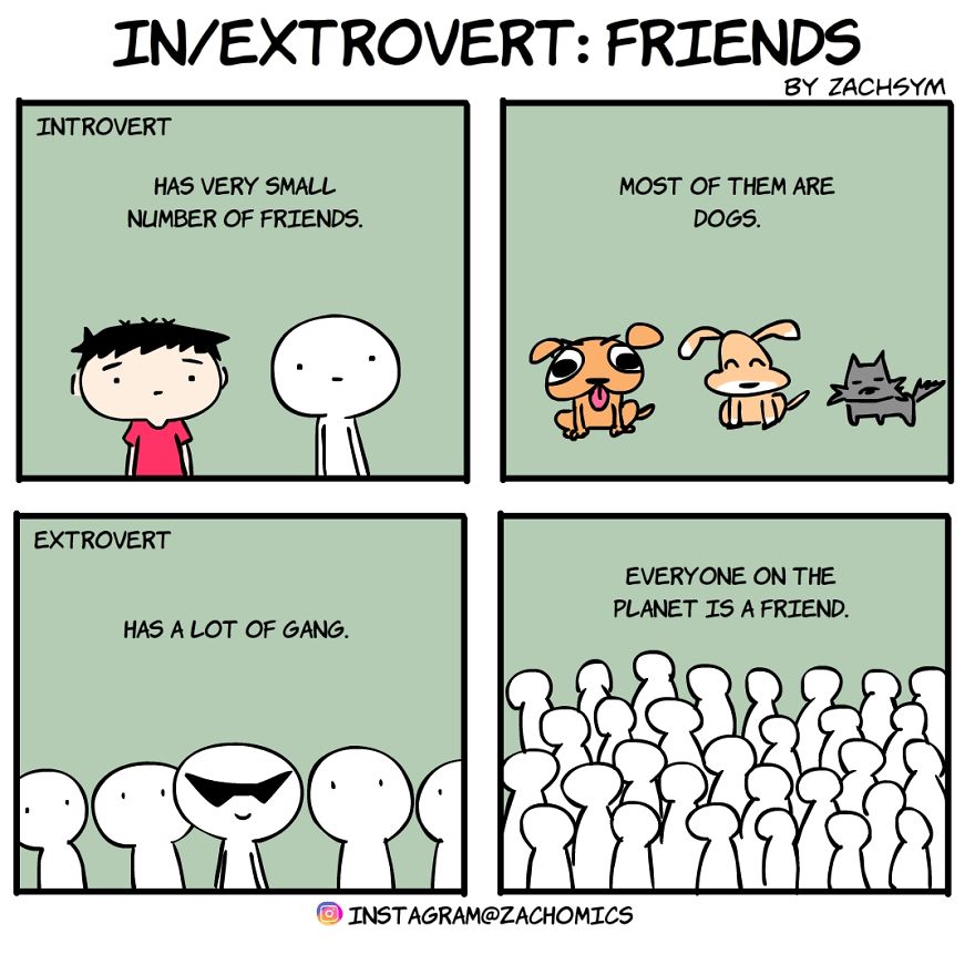 11 Comics That Will Help You Decide If You're An Introvert Or Extrovert
