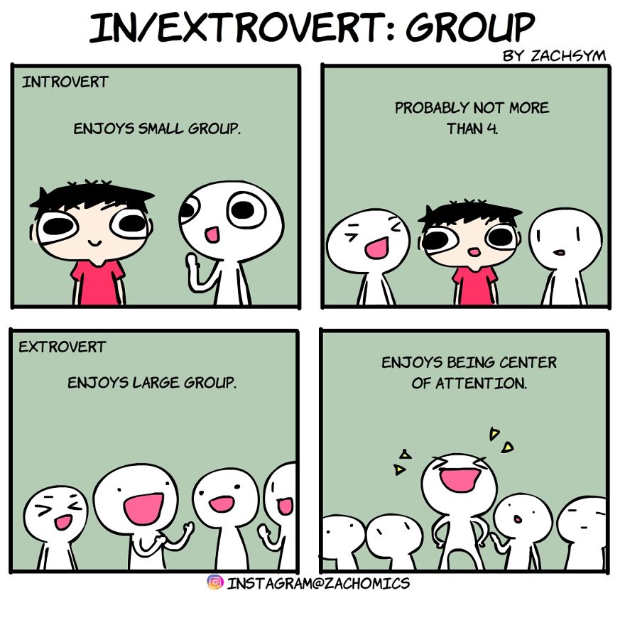 11 Comics That Will Help You Decide If You're An Introvert Or Extrovert