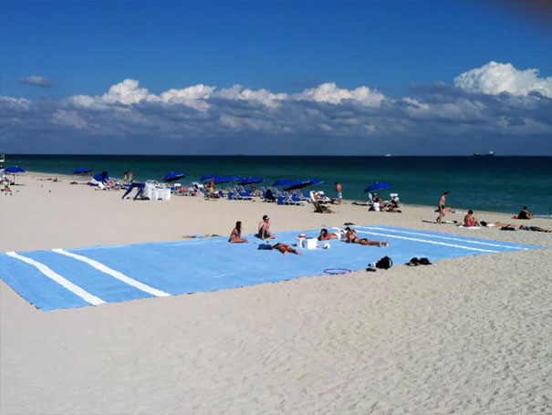 When Your Beach Towel Is From Costco