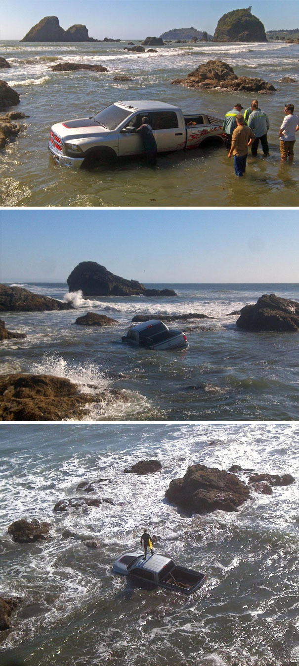 Dodge Tried To Shoot A Commercial For A $60,000 Truck At My Local Beach