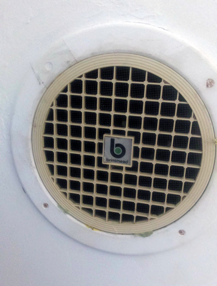 The Fan In My Toilet (Probably From The 70s) Has The Same Logo As Beats By Dre