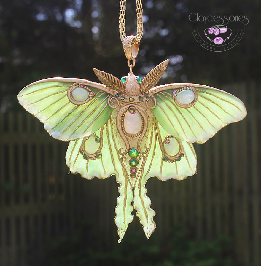 I Use Polymer Clay To Create Unique Butterfly Jewellery