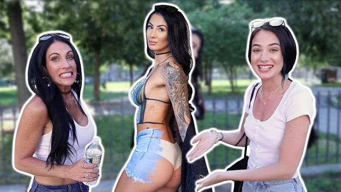 A “Half-Dressed” Model Surprises People