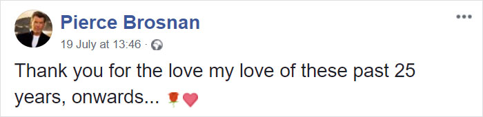 Pierce Brosnan And His Wife Celebrate 25th Anniversary, And Their Pics Throughout The Years Are Relationship Goals Pierce Brosnan And His Wife Celebrate 25th Anniversary, And Their Pics Throughout The Years Are Relationship Goals