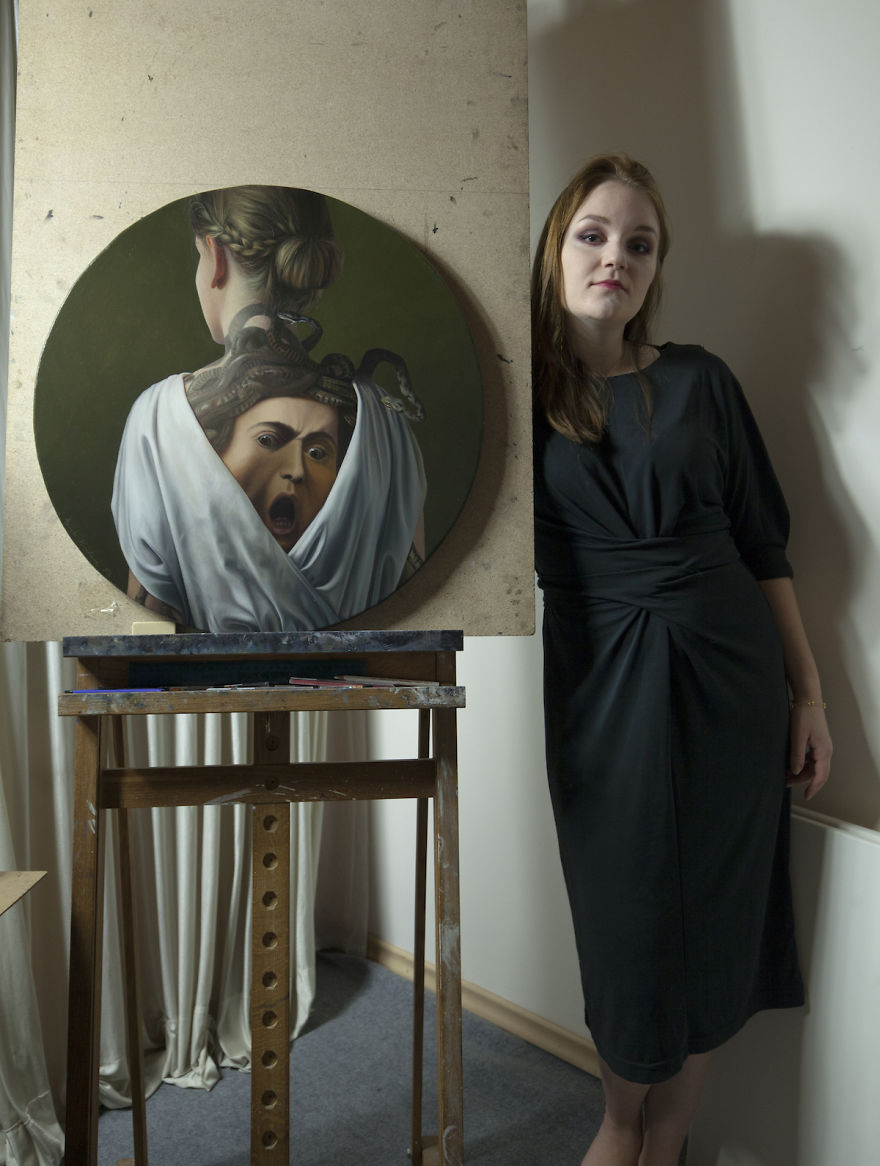 Famous Masterpieces Are Re-imagined As Tattoos On The Back