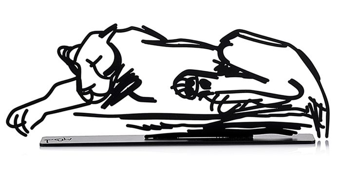 I Found A 50-Year-Old Book With Animal Illustrations, And Turned Them Into Minimalist Sculptures