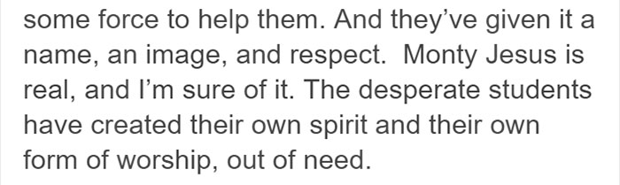 Art Students Notice A Painting That Looks Like Jesus And It Escalates Into A New 'Religion'