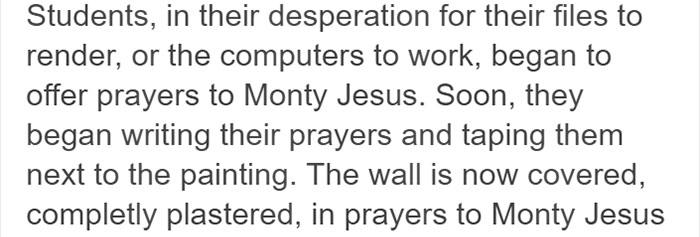 Art Students Notice A Painting That Looks Like Jesus And It Escalates Into A New 'Religion'