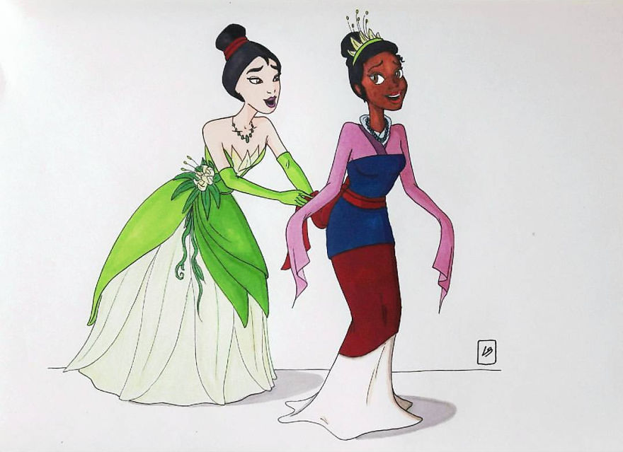I Switched The Princesses's Dresses