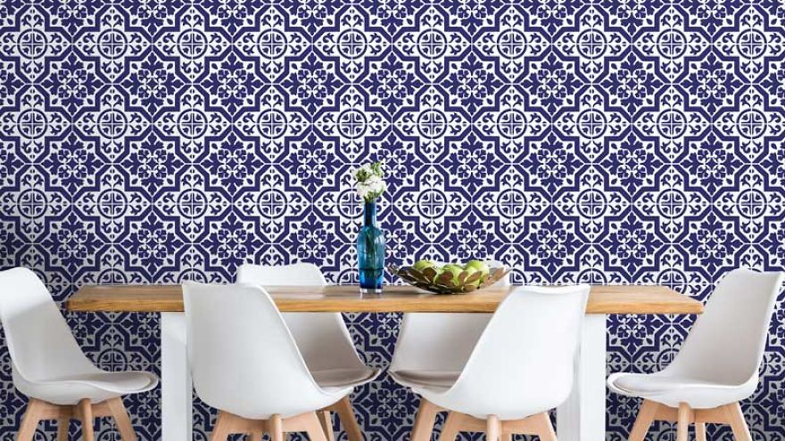 How To Use Versa-"Tile" Stencils To Redecorate Your Home