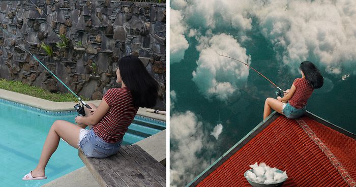 20 Before & After Pics Of Magic Scenes That I Took In My Backyard (New Images)