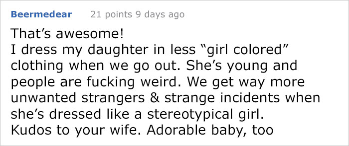 These Parents Were Told To Dress Their Daughter More "Girly" By Daycare, And They Responded In A Perfect Way