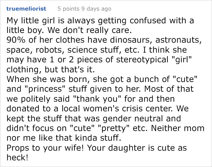 These Parents Were Told To Dress Their Daughter More "Girly" By Daycare, And They Responded In A Perfect Way