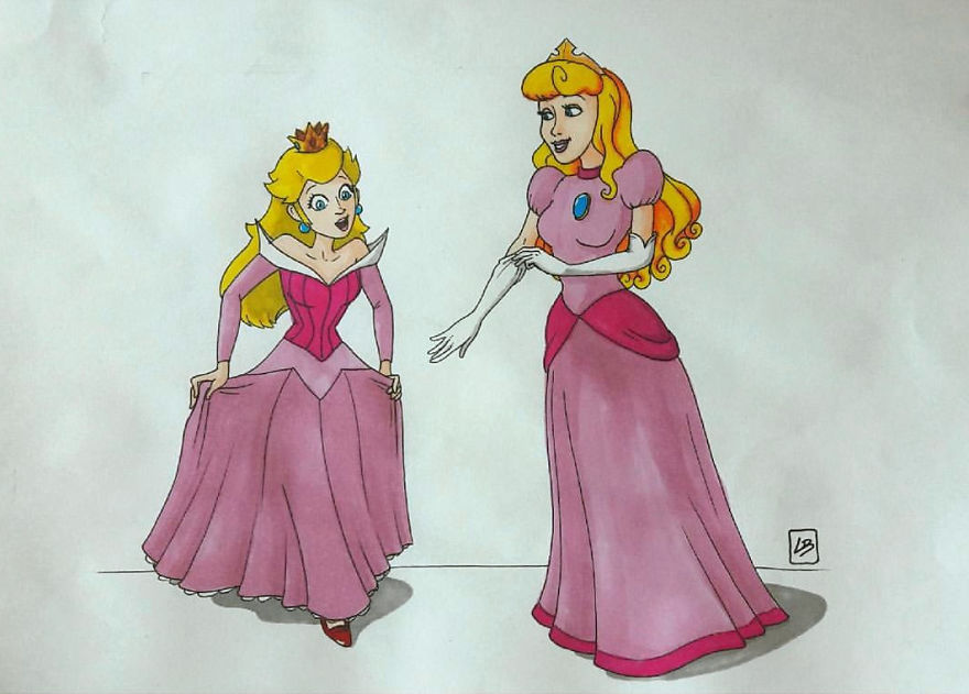 I Switched The Princesses's Dresses