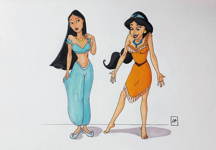 I Switched The Princesses’s Dresses