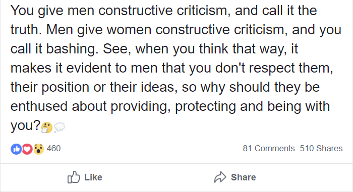 Woman Shares Her Opinion About 'Non-Traditional' Women, And The Internet Claps Back