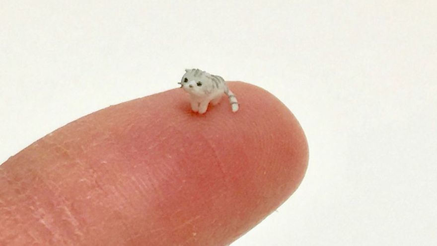 Japanese Artist Kakuho Fujii Creates Tiniest Animal Sculptures