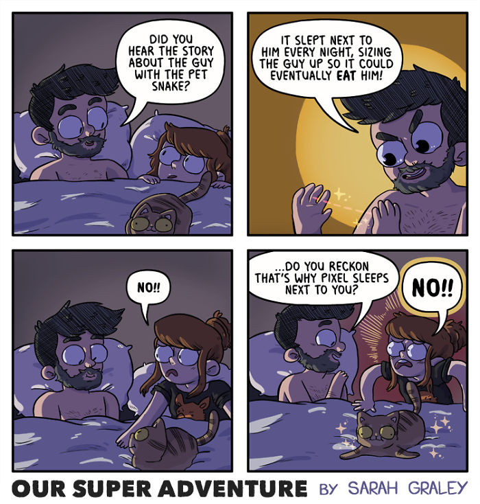 Relationship-Comics-Boyfriend-Cats-Sarah-Graley-Illustration