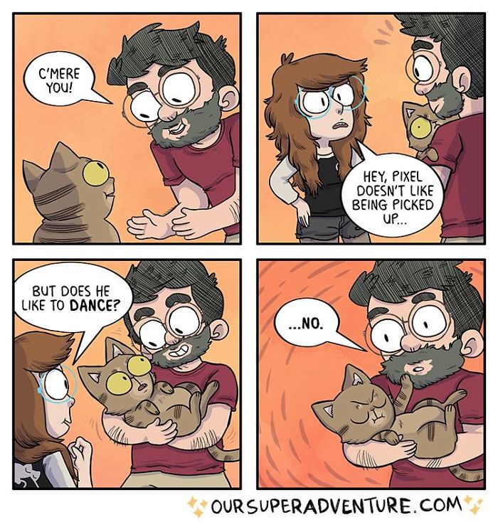 Relationship-Comics-Boyfriend-Cats-Sarah-Graley-Illustration