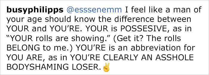 Some Idiot Tries Body-Shaming Busy Philipps, Gets A Well Deserved Lesson