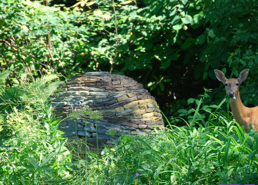 I Build Garden Sphere Sculptures From Pieces Of Stone, Using No Glue Or Cement