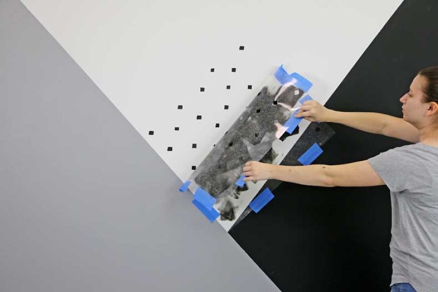 Have The Coolest Kid On The Block With This Geometric Stenciled Nursery