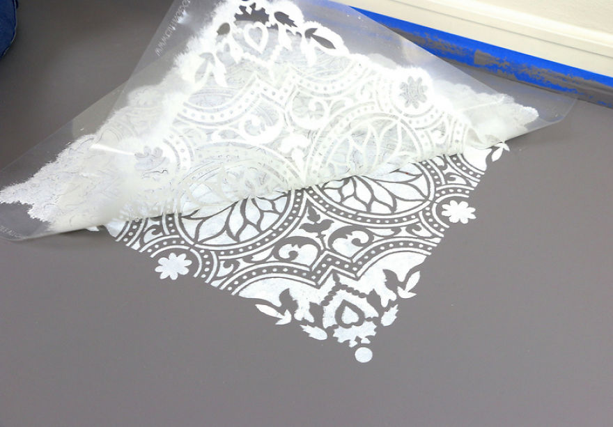 Use A Tile Stencil To Upgrade Your Boring Floor