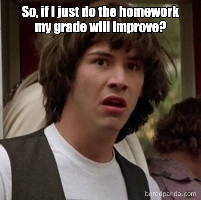 Confused student meme humorously depicts the hardship of educators.