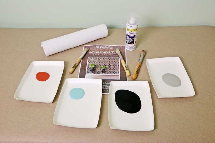 How To Use Versa-"Tile" Stencils To Redecorate Your Home