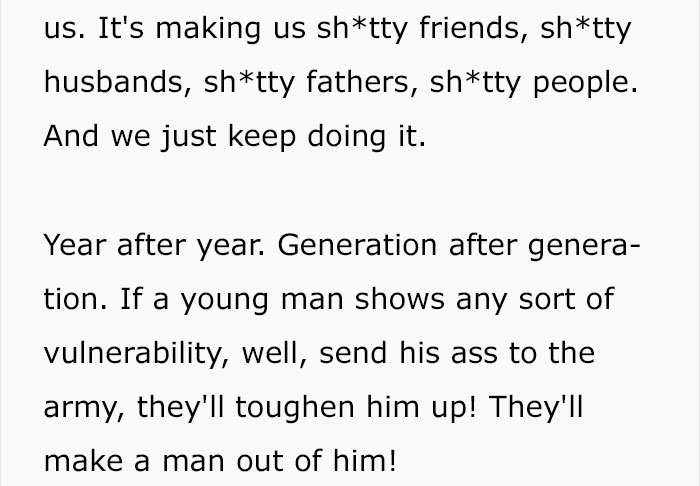 Man Opens Up About Unspoken Struggles Men Face, And 330,000+ People On Twitter Agree