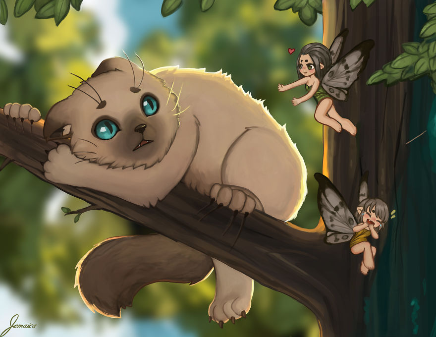 I Made 12 Cat And Fairy Illustrations Over 8 Months For A Whimsical 2019 Calendar I Made 12 Cat And Fairy Illustrations Over 8 Months For A Whimsical 2019 Calendar