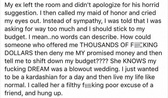 Bridezilla Asks Guests $1,500 Each, And It Ends So Badly That Even Christine Teigen Responds