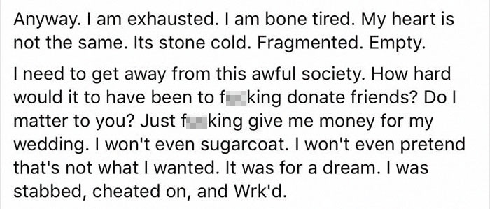 Bridezilla Asks Guests $1,500 Each, And It Ends So Badly That Even Christine Teigen Responds