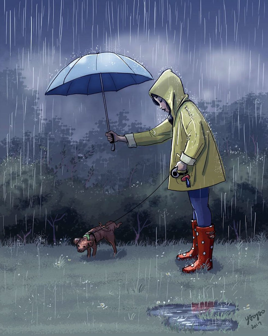 Living-With-Dog-Illustrations-Yaoyaomva
