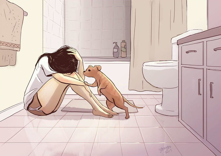 Living-With-Dog-Illustrations-Yaoyaomva