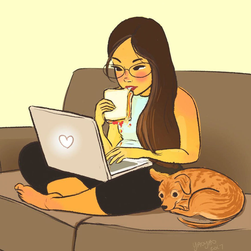 Living-With-Dog-Illustrations-Yaoyaomva