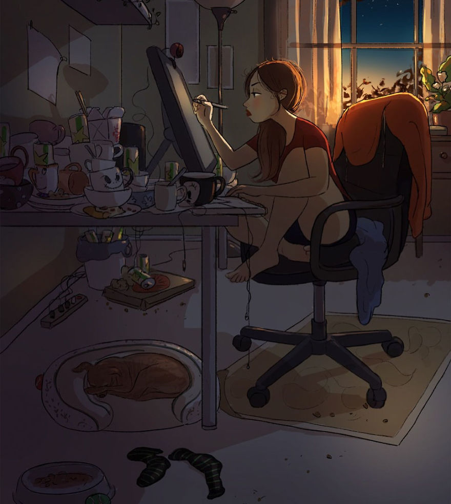 Living-With-Dog-Illustrations-Yaoyaomva