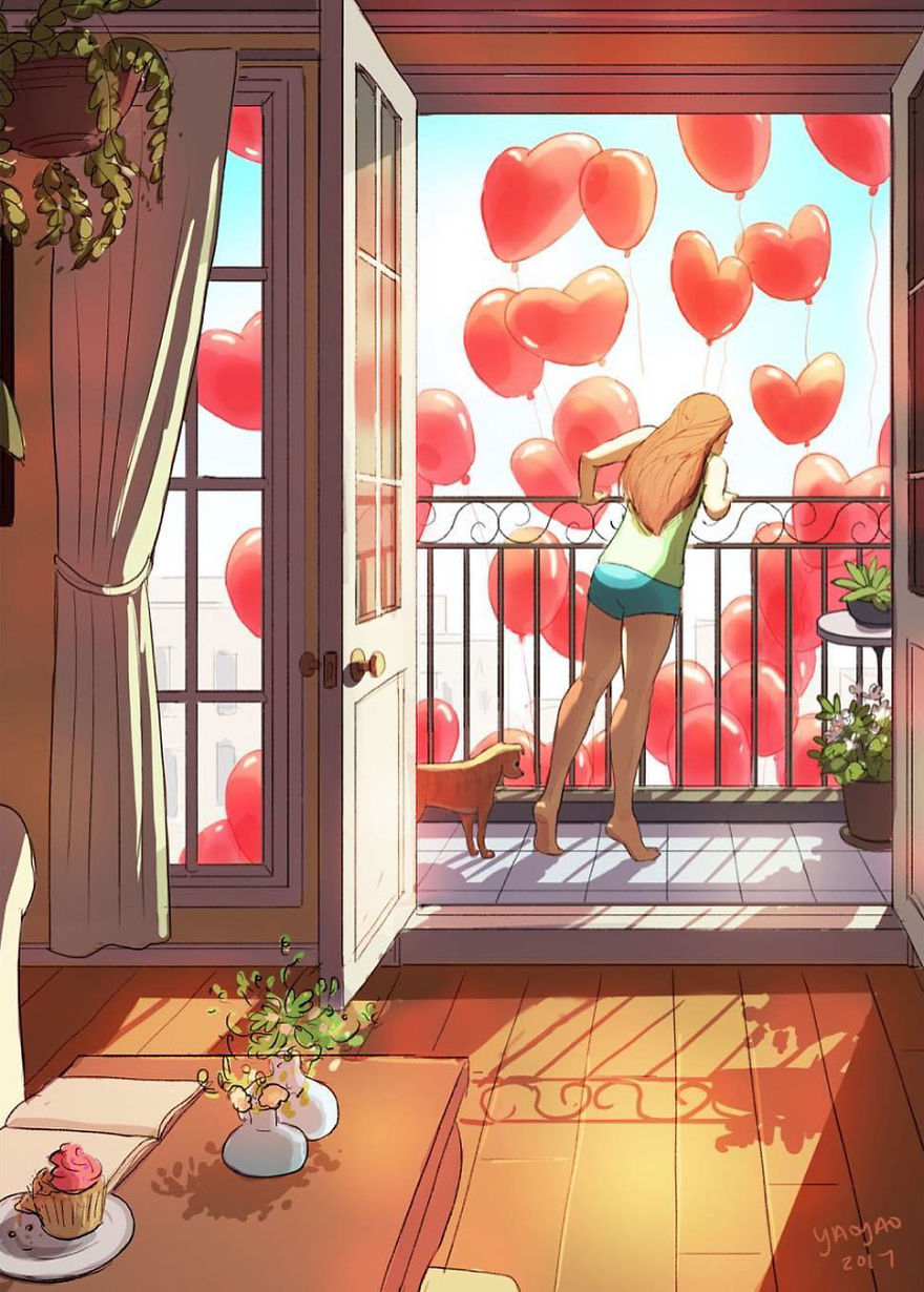 Living-With-Dog-Illustrations-Yaoyaomva