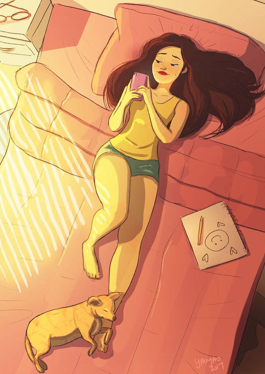 Living-With-Dog-Illustrations-Yaoyaomva