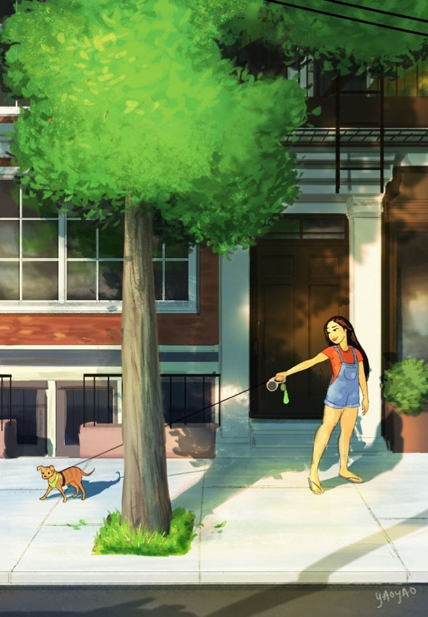 Living-With-Dog-Illustrations-Yaoyaomva